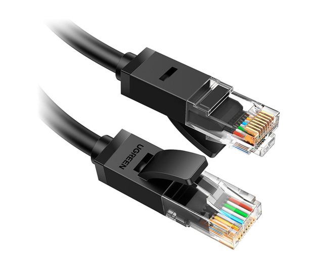 UGREEN Kabel RJ45 NW102 Cat.6 50m czarny - 1513550 - zdjęcie